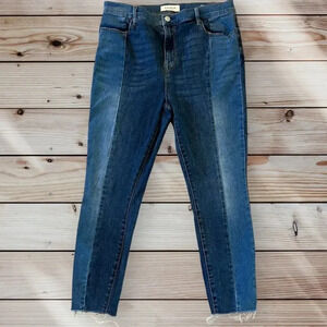 PacSun Women's Size‎ 30 Short Blue Two-Tone High Rise Ankle Jegging Jeans